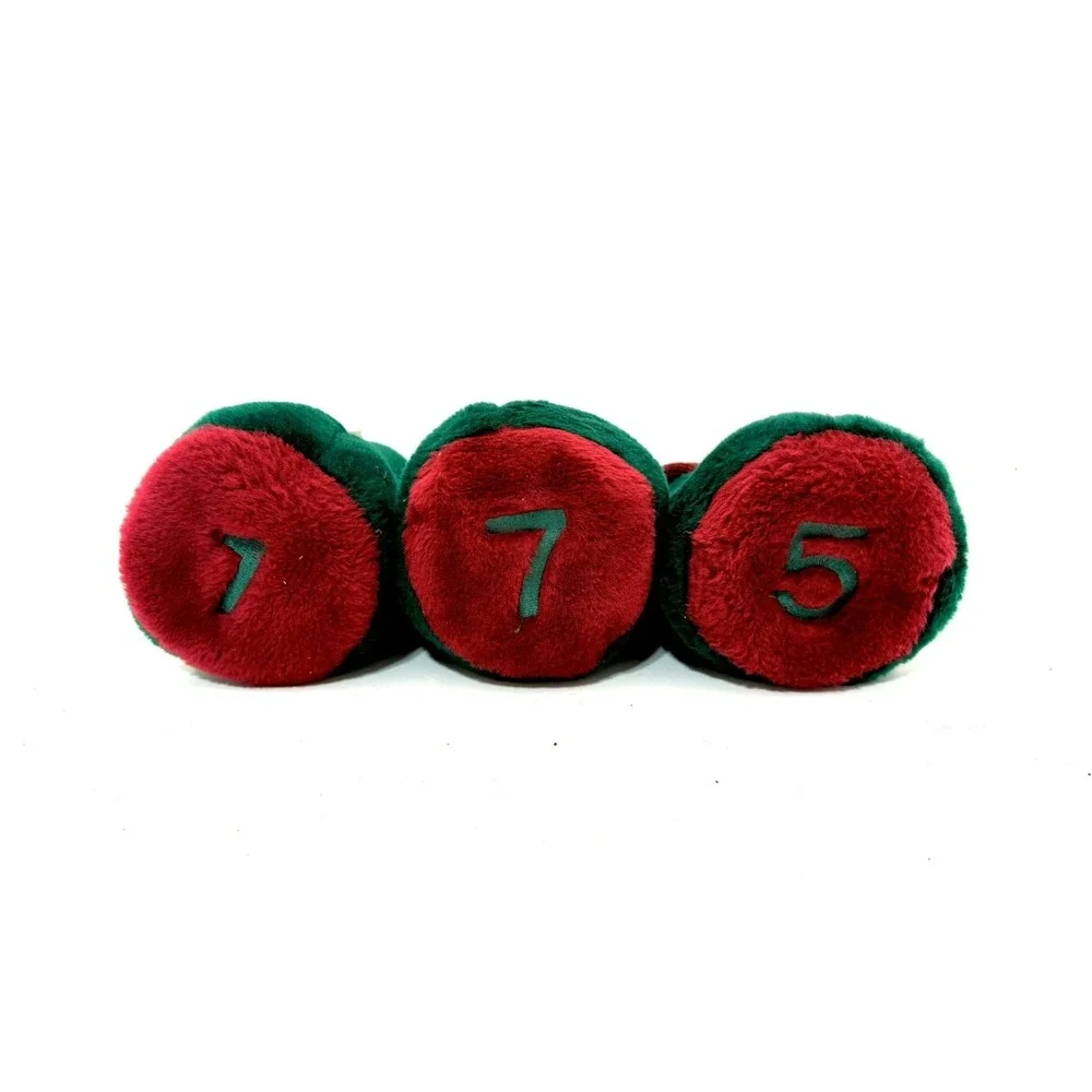 Vintage Antigua Green and Red Golf Club Head Covers 1,7,5 EUC